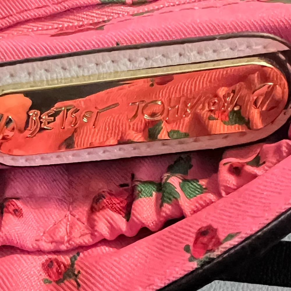 Betsey Johnson stripped bag shoulder bag - Picture 13 of 13